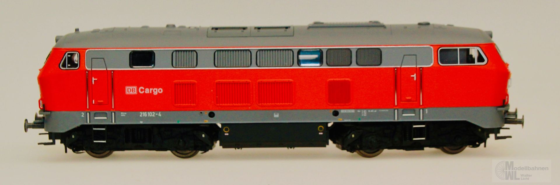 Brawa 384 - BRAWA - Diesellok BR 216 102-4 DB Cargo verkehrsrot H0/GL